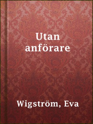 cover image of Utan anförare